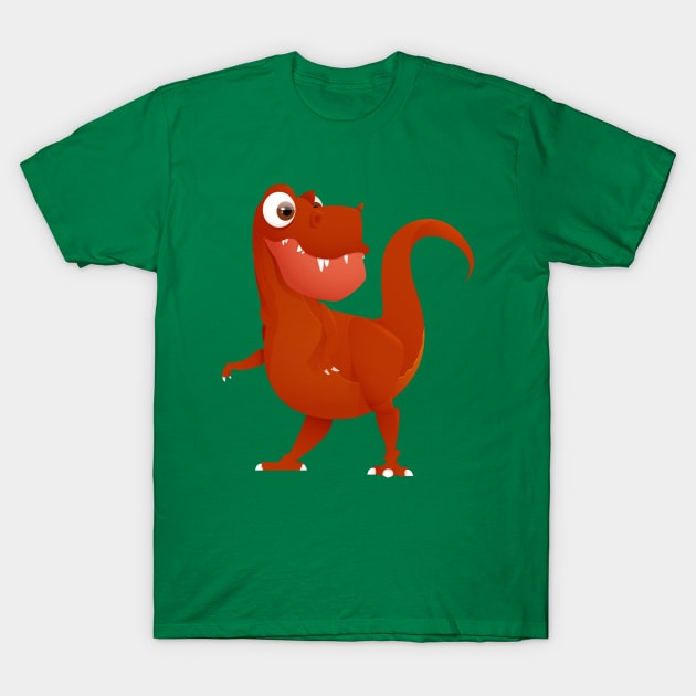 T rex T-Shirt by Mako Design 